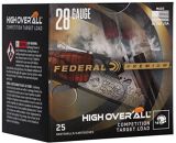 Federal Premium High Overall Competition Target Loads Shotgun Ammo - Federal Premium High Overall Competition Target Loads Shotgun Ammo - 28Ga, 2-3/4", 3/4oz., #8.5, 2 Dram EQ., 1250 fps, 25rds Box.