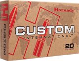 Hornady Rifle Ammunition - Custom International - 30-06 SPRG, 180gr, InterLock SP, 20rds Box