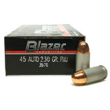 CCI Blazer 45ACP Aluminum  230gr FMJ  50 rds #3570