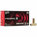 Federal American Eagle Handgun 45 Colt 225 gr JSP  50 rds