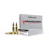 Nosler 65135 Varmageddon Rifle Ammo 222 REM, FB Tipped, 40 Grains, 3400 fps, 20, Boxed