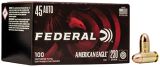 Federal AE 45 ACP 230gr FMJ 100rd box