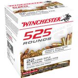 Winchester 22lr 525 Value Pack, 36 Grain, Box of 525