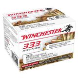Winchester .22LR Ammunition 36 Grains CPHP 1280 fps, Box of 333