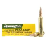 Remington Core-Lokt Ammunition 7mm Remington Magnum 150 Grain Core-Lokt Pointed Soft Point Box of 20