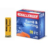 Challenger Target Load 20ga 2-3/4" #8 Shot, 7/8oz, 1200FPS, Box of 25
