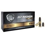 MFS Ammunition 357 Mag, 158 Grain, FMJ-FP, Non-Corrosive - Box of 50