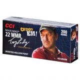 CCI Maxi-Mag Ammo 22 Winchester Magnum Rimfire (WMR) Troy Landry Special Edition 40gr Jacketed HP - Box of 200