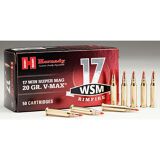 Hornady Ammo 17 WSM (Winchester Super Magnum) 20gr V-Max - Box of 50