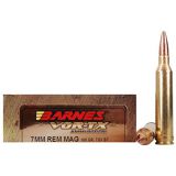 Barnes VOR-TX Ammo 7mm Remington Magnum 160gr TSX HP BT Lead-Free - Box of 20