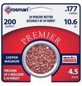 CROSMAN Copper Magnum Premier™ Domed Pellet 200 Count .177