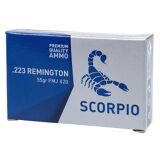 STV SCORPIO AMMUNITION, .223 REM, 55GR, FMJ – BOX OF 20RDS  OR CASE OF 1000 RDS