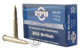 Prvi PPU Standard Rifle 303 British 174 GR Full Metal Jacket Case of 100