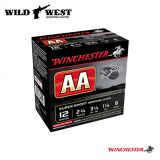 Winchester AA Super Sport Sporting Clays 12ga. 2-3/4″ 1-1/8 #8 – 250 RoundsChallenger Sporting 12ga. 2-3/4″ #7.5 1oz. Hi Brass 1300FPS – 250 RoundsKENT Elite Target 12ga. 2-3/4″, 7/8oz., #7.5 1350fps – 250 RoundsKENT Elite Target 12ga. 2-3/4″ 1oz. 1200fps #8 – 250 RoundsRIO Star Team Evo 12ga. 2-3/4″, 1-1/8oz., #7.5 – 250 RoundsChallenger Target Light Load 12ga. 2-3/4″, #7.5, 1oz. – 250 RoundsRemington #1622B Golden Bullet .22 LR HP 36gr. – 1400 Round BucketFederal Champion Training .22LR 40gr. – 800 RoundsCCI 0021 Blazer .22LR – 500 RoundsWinchester Wildcat .22 LR 40gr. LRN – 500 RoundsCCI .22LR Standard Velocity .40gr. – 500 RoundsFederal 745 Champion Rimfire Rifle Ammo 22LR CPHP 36gr. 525 Round Pack