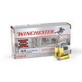 Winchester Super-X 44 S&W Special Revolver Ammo, 246Gr RN 755FPS – 50Rds