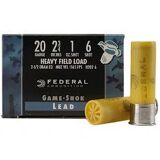 Federal Game-Shok Upland Heavy Field Load Shotgun Ammo - 20Ga, 2-3/4", 2-1/2DE, 1oz, #6, 25rds Box, 1165fps