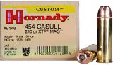 Hornady Custom Handgun Ammo - 454 Casull, 240Gr, XTP Mag, 20rds Box