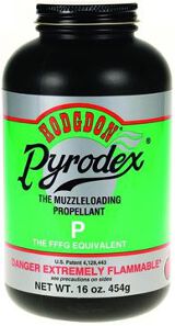 Hodgdon Pyrodex P Pistol Powder - FFFg, Muzzleloading Blackpowder Substitute, Granular, 1 lb