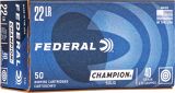 Federal Champion Rimfire Ammo - High Velocity, 22 LR, 40Gr, Solid, 5000rds Case, 1240fps