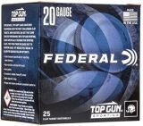 Federal Top Gun Sporting Clay Shotgun Ammo - 20ga, 2-3/4", 2-3/4 DE, 7/8 oz., #8, 25rds Box