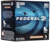 Federal Speed-Shok Waterfowl Load Shotgun Ammo - 10Ga, 3-1/2", 1-1/2oz, #2, Steel, 1450fps, 25rds Box