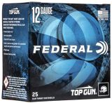 Federal Top Gun Target Load Shotgun Ammo - 12Ga, 2-3/4", 2-3/4DE, 1-1/8oz, #9, 250rds Case