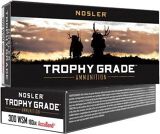 Nosler 60063 Trophy Grade Rifle Ammo, 300 WSM 180gr AccuBond (20 ct.)