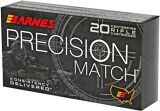 Barnes Precision Match Rifle Ammunition - 6.5 prc, 145gr, OTM BT, 20rds Box