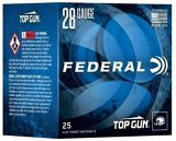 Federal TGS2821 7.5 Top Gun Shotshell, 28 Gauge, 2-3/4, 3/4oz 1,330 Feet Per Second #7.5, 25 Rounds Per Box