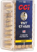 VNT Tipped 17 HMR cal Ammunition - 17 gr - 50/Box